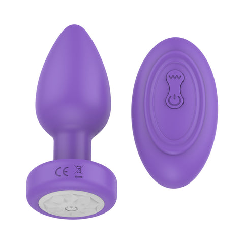 Luv Inc Pr17: Vibrating Plug W/ Remote