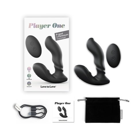 Love to Love Player One Dual Motor Vibrating Prostate Massager With Remote