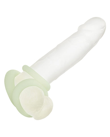 Alpha Liquid Silicone Glow in the Dark Cock Ring - Set of 3