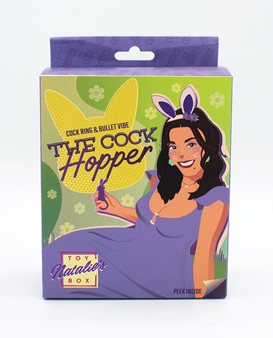 Natalie's Toy Box The Cock Hopper Cock Ring & Bullet Vibrator