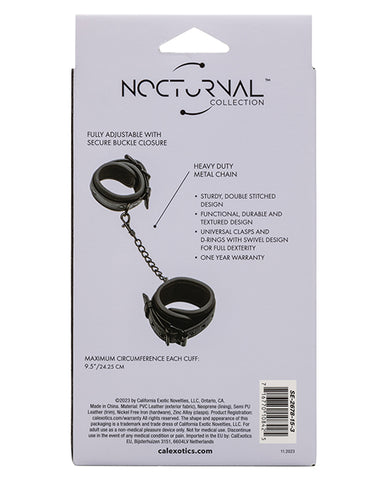 Nocturnal Collection Detachable Adjustable Wrist Cuffs