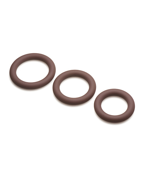 Curve Toys Jock Silicone Cock Ring Set of 3