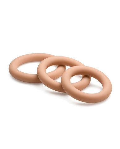 Curve Toys Jock Silicone Cock Ring Set of 3