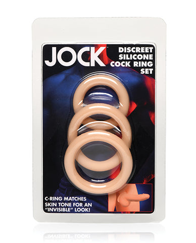 Curve Toys Jock Silicone Cock Ring Set of 3