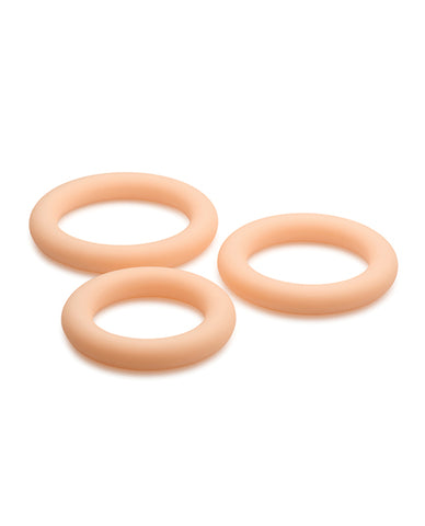 Curve Toys Jock Silicone Cock Ring Set of 3