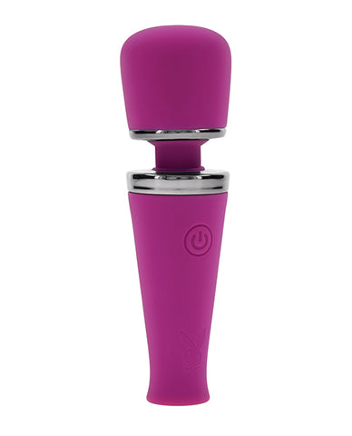 Playboy Pleasure Mic Drop Petite Wand Vibrator