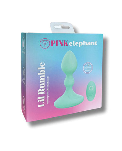 Pink Elephant Lil Rumble Rechargeable Vibe w/Remote