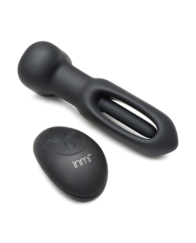 Inmi Bum Flick Flicking & Vibrating Silicone Butt Plug w/Remote