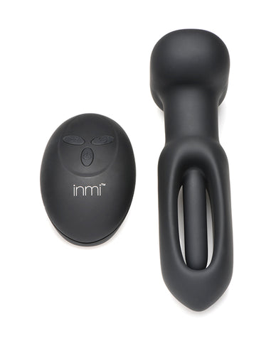 Inmi Bum Flick Flicking & Vibrating Silicone Butt Plug w/Remote