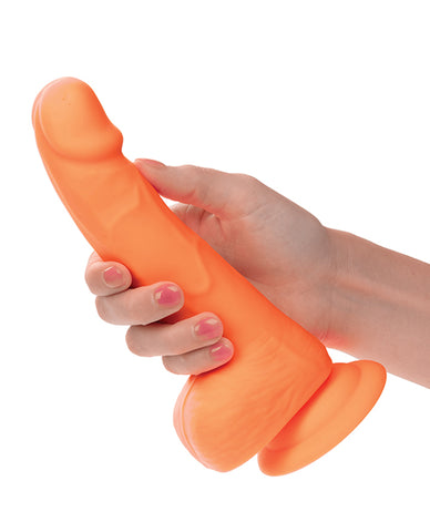 Silicone Studs Neon 6" Dildo