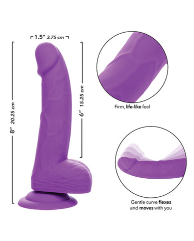 Silicone Studs Neon 6" Dildo