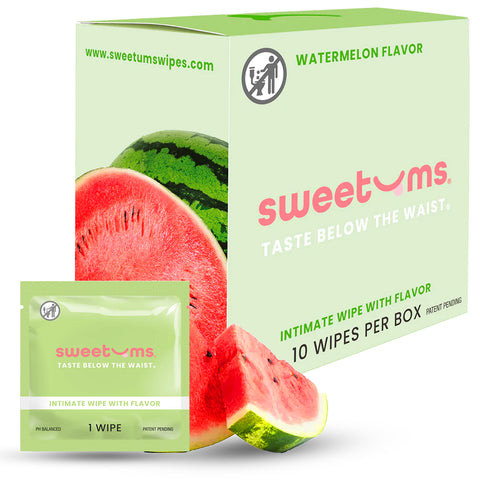 Sweetums Flavored Intimate Wipes