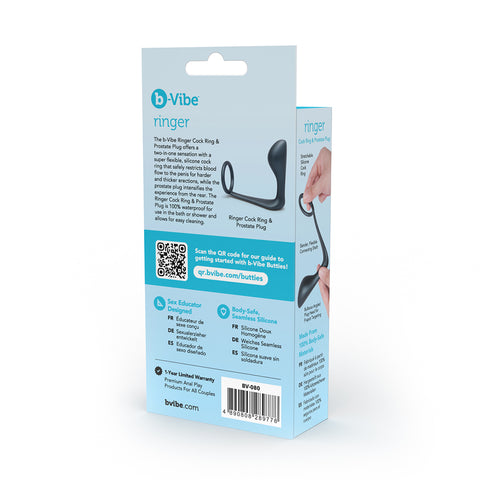 b-Vibe Butties Ringer C-Ring + Plug