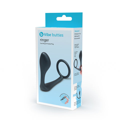 b-Vibe Butties Ringer C-Ring + Plug