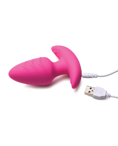 Bang! Rotating & Vibrating Tapered Butt Plug w/Remote