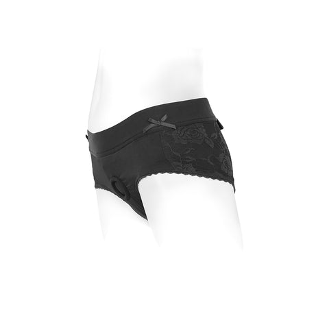 SpareParts Bella Harness Black/Black Nylon