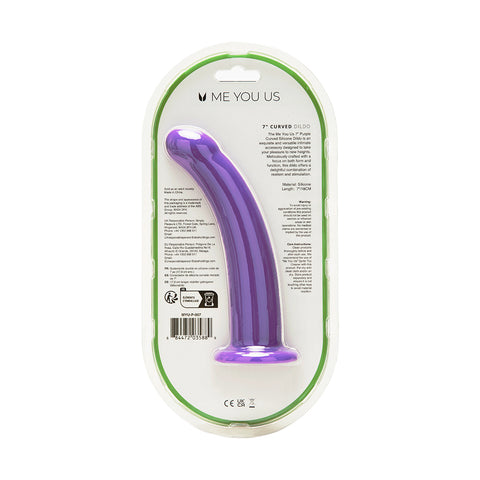 Me You Us Curved Silicone Dildo