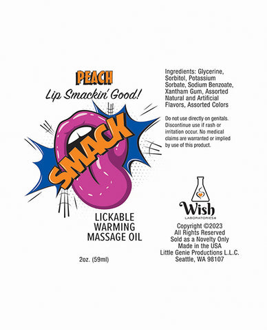 Smack Warming Massage Oil