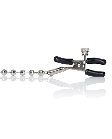 Nipple Play Silver Beaded Nipple Clamps