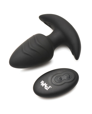 Bang! Rotating & Vibrating Tapered Butt Plug w/Remote