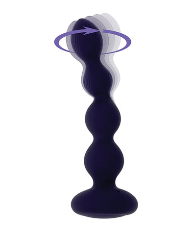 Purple Pleasure Orbit Remote Controlled Anal Vibe