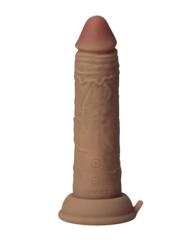 Shaft Flexskin Liquid Silicone 6.5" Vibrating Dong