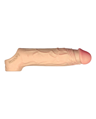 Shaft Flexskin Liquid Silicone 7.8" Vibrating Sheath