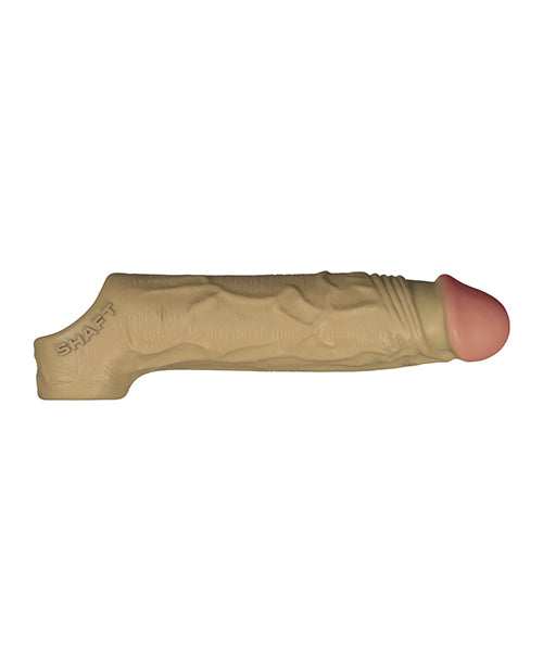 Shaft Flexskin Liquid Silicone 7.8" Vibrating Sheath