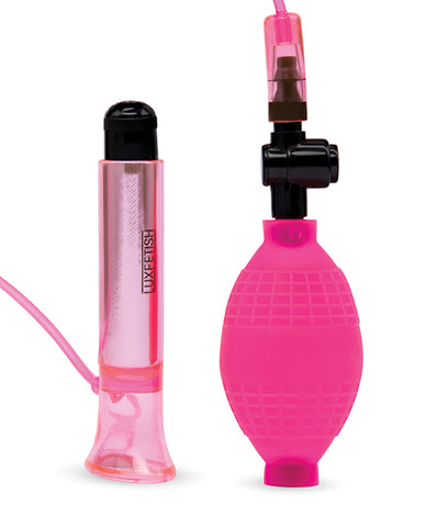 Lux Fetish Vibrating Clitoral Pump w/Quick Release