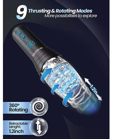 The Male Rose Pro Thrusting Rotating & Vibrating 3D Masturbator