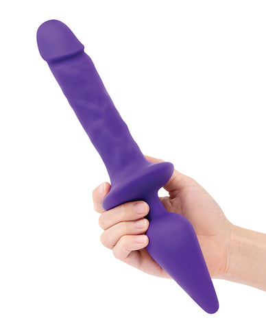 Together Double Pleasure 11"  Double-Ended Dildo & Butt Plug