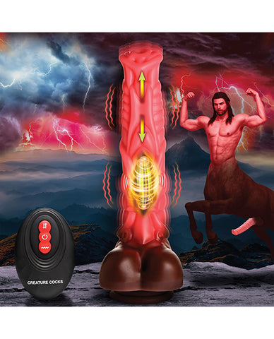 Creature Cocks Deluxe Centaur Thrusting & Vibrating Silicone Dildo w/Remote Control