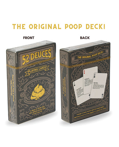 52 Deuces Poop Themed Playing Cards