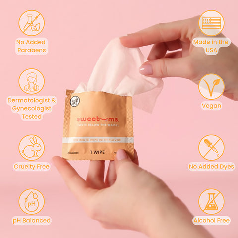 Sweetums Individual Wipes