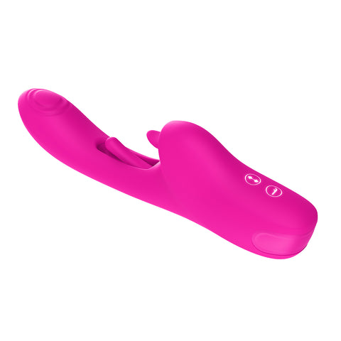 Luv Inc Tr46 Tapping Tongue Rabbit Vibrator