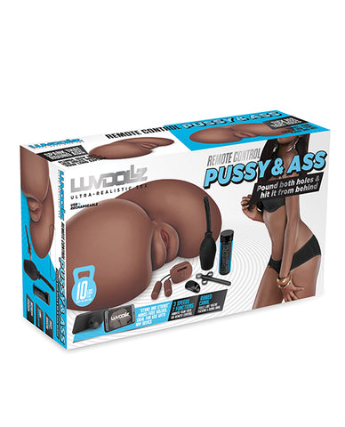 Luvdolz Remote Control Rechargeable Pussy & Ass