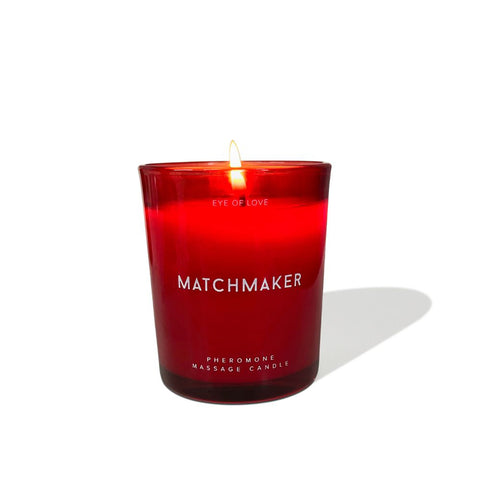 Eye of Love Matchmaker Red & Black Diamond Massage Candle