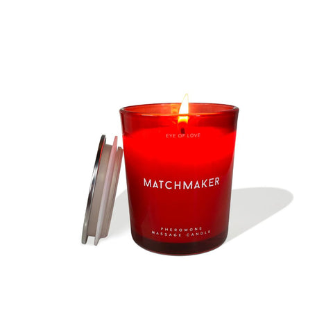 Eye of Love Matchmaker Red & Black Diamond Massage Candle