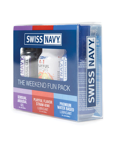 Swiss Navy Weekend Fun Pack of 3