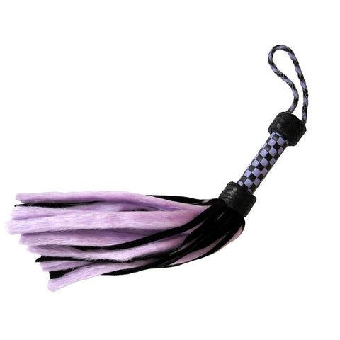 Suede and Fluff Mini Flogger