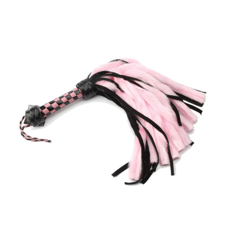 Suede and Fluff Mini Flogger