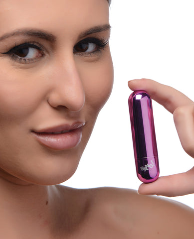 Bang! 10X Rechargeable Vibrating Metallic Bullet