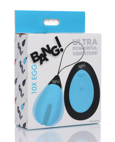 Bang! 10X Silicone Vibrating Egg