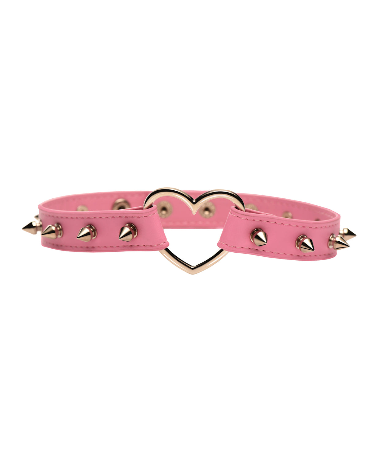 Master Series Spiked Heart Choker