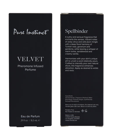 Pure Instinct Pheromone Perfume Velvet