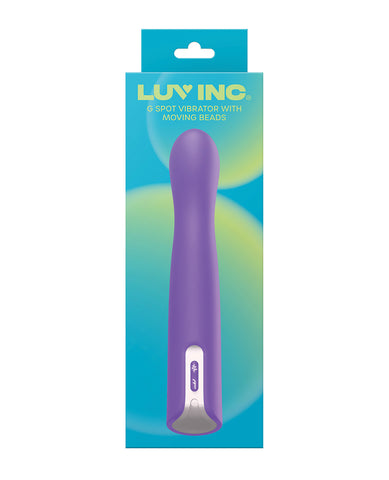 Luv Inc. G-Spot Vibrator w/Moving Beads