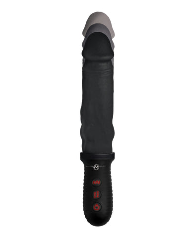 Master Series 8X Auto Pounder Vibrating & Thrusting Dildo w/Handle