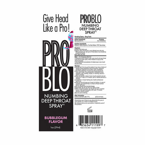 Pro Blo Deep Throat Spray