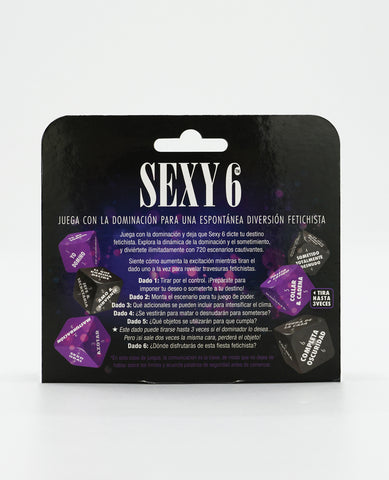 Sexy 6 Dice Game Kinky Edition - Spanish Version