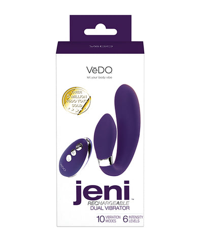 VeDO Jeni C-Shaped Dual Motor Vibe w/Remote